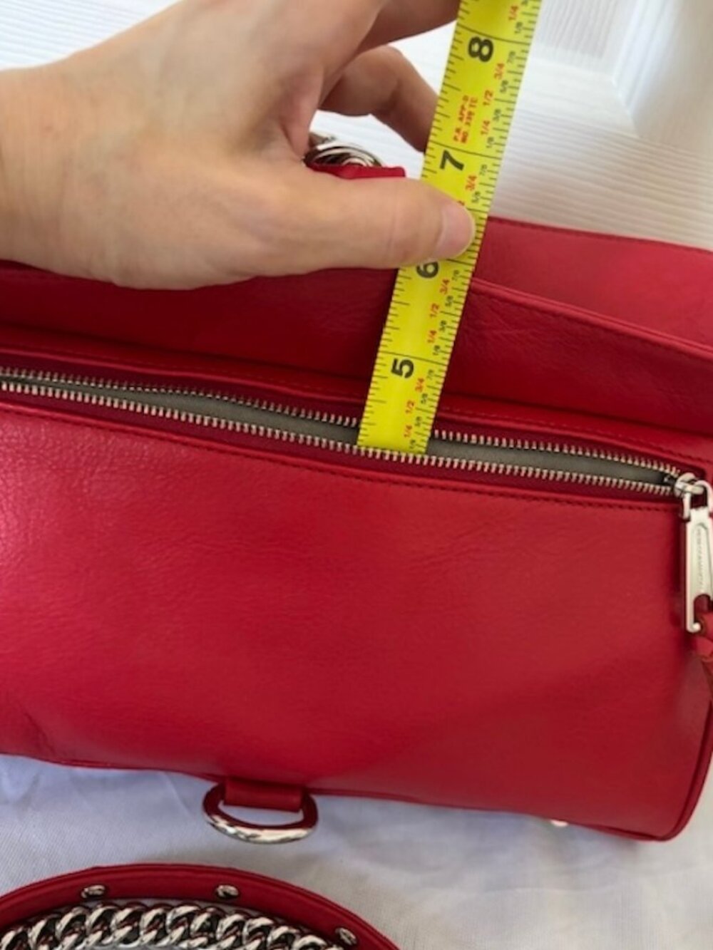 Rebecca Minkoff M.A.C. Crossbody Bag Large Red - Picture 8 of 14
